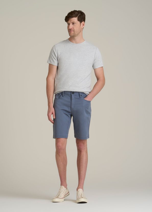 American-Tall-Men-Everyday-Comfort-5-Pocket-Short-Blue-Slate-Full
