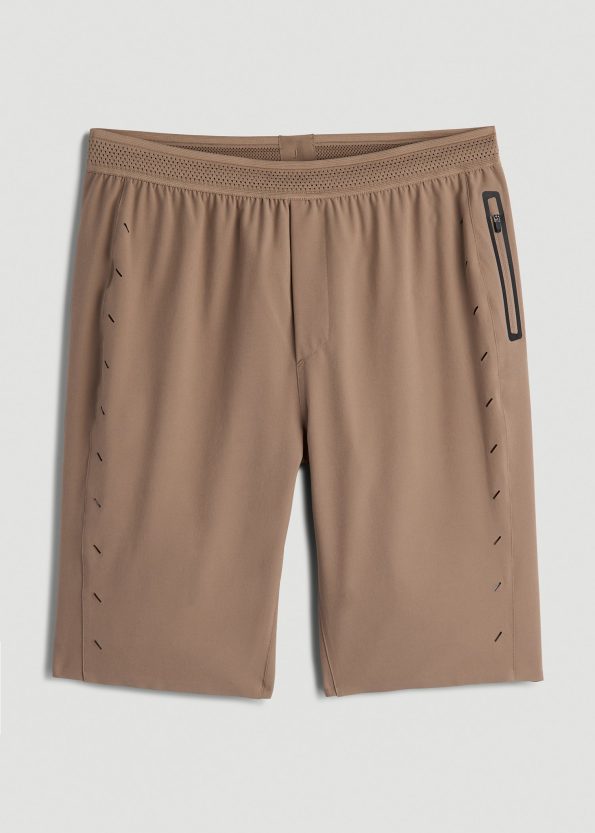 American-Tall-Men-Featherweight-Perforated-Training-Short-Dark-Sand-Off-Fig