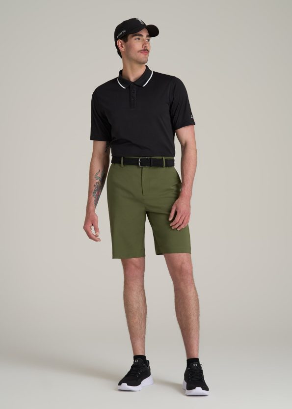 American-Tall-Men-Tech-Chino-Shorts-Bright-Olive-Full