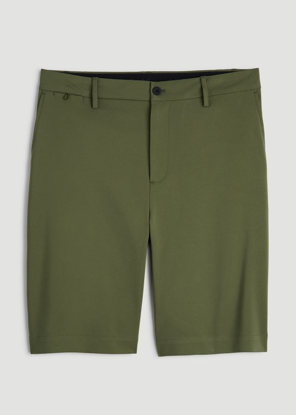 American-Tall-Men-Tech-Chino-Shorts-Bright-Olive-Off-Fig