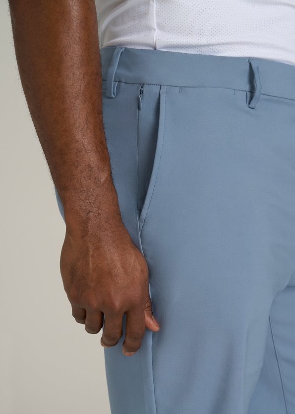 American-Tall-Men-Tech-Chino-Shorts-Chambray-Detail