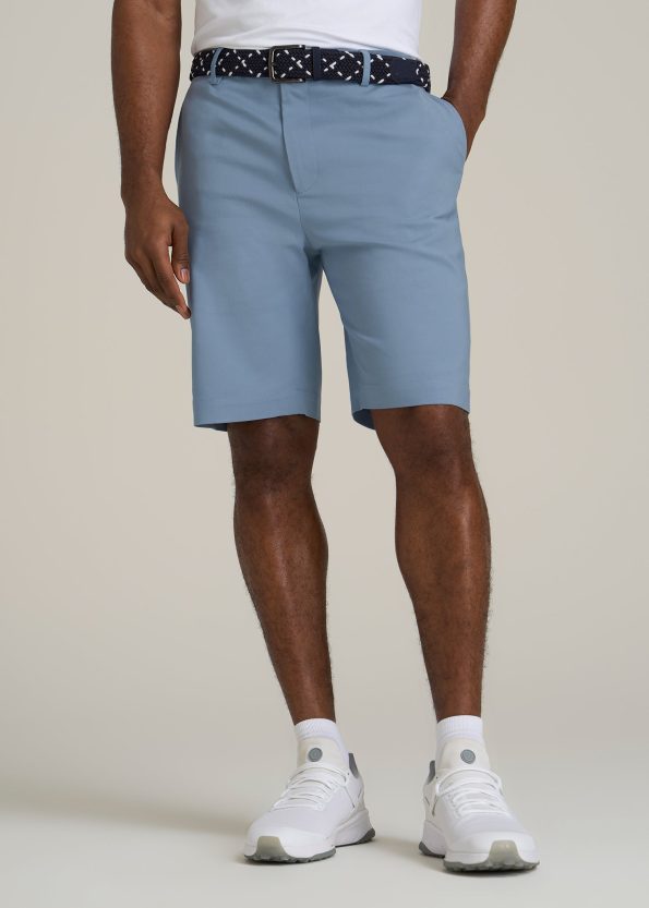 American-Tall-Men-Tech-Chino-Shorts-Chambray-Front
