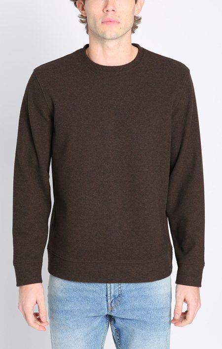 Wool Blend Soft Long Sleeve Crewneck